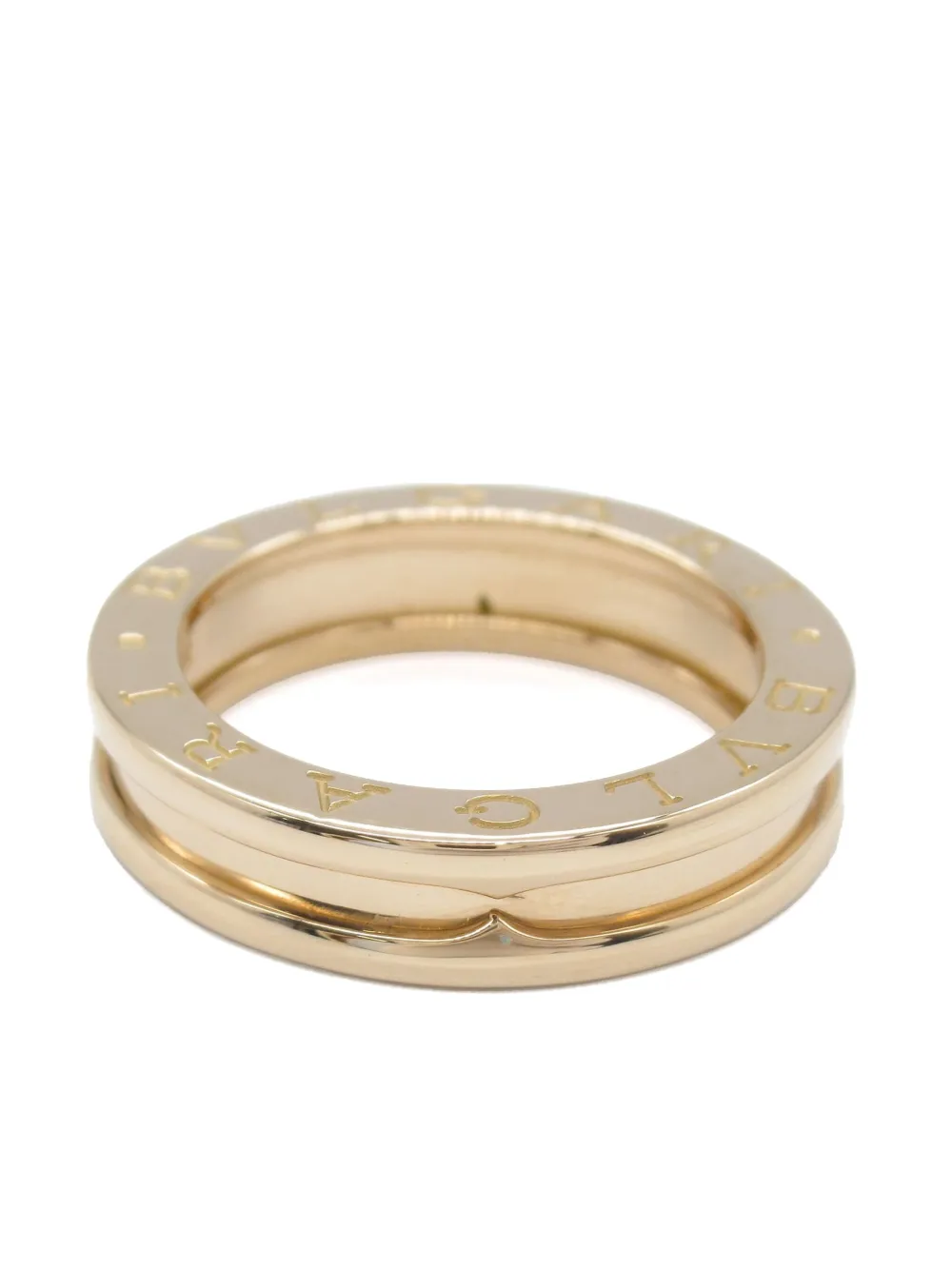 Bvlgari Pre-Owned 2010s 18K rose gold B.zero1 ring - Goud