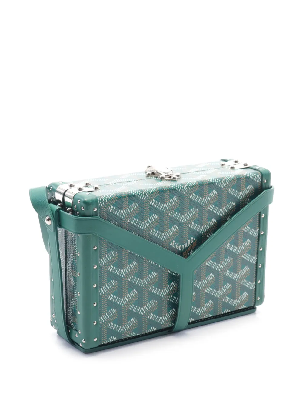 Goyard Pre-Owned 2010s Minaudière trunk bag - Groen