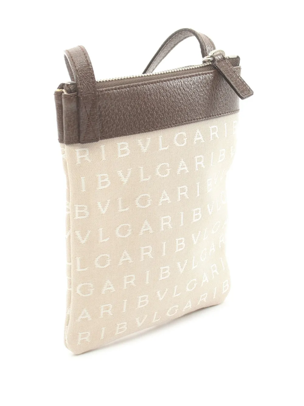 Bvlgari Pre-Owned 2000s Logomania shoulder bag - Beige