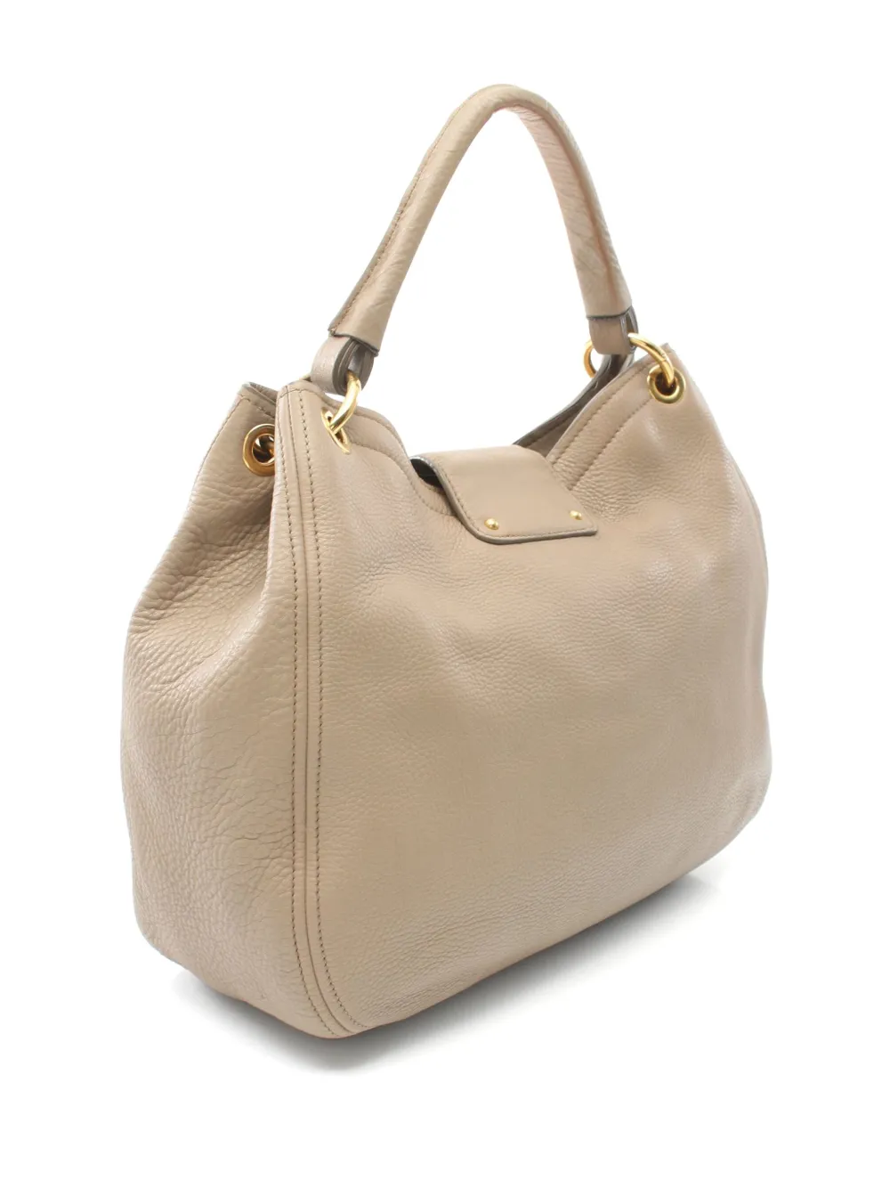 Miu Miu Pre-Owned 2000s leather tote bag - Beige