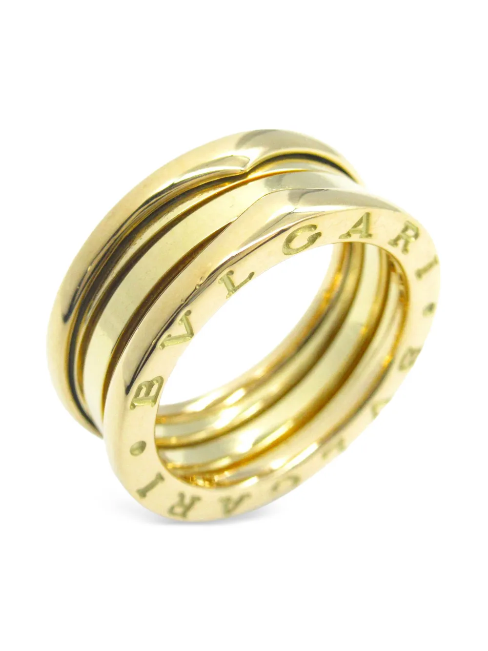 Bvlgari Pre-Owned 2010s 18K yellow gold B.zero1 ring - Goud