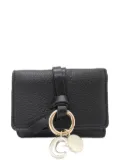 Chloé Pre-Owned 2020s small Alphabet wallet - Black