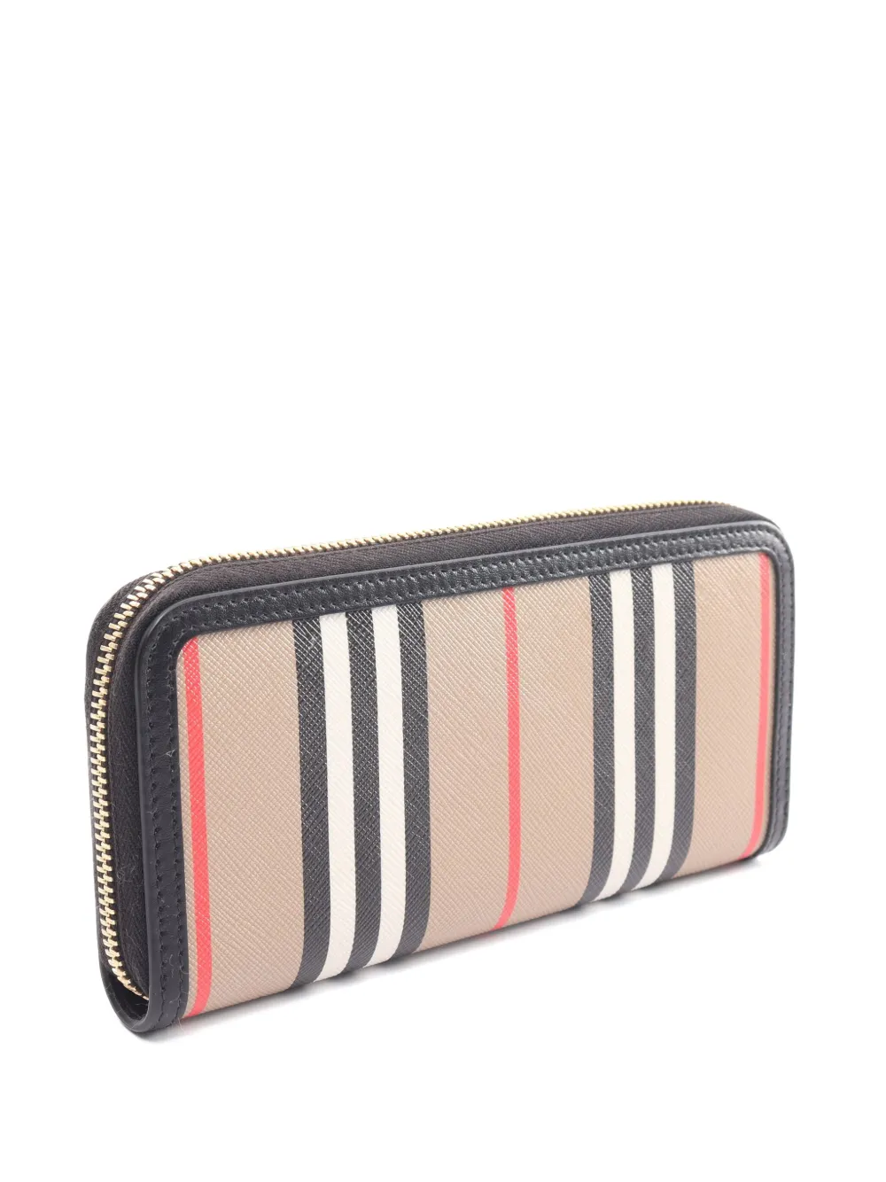 Burberry Pre-Owned 2010s striped wallet - Beige