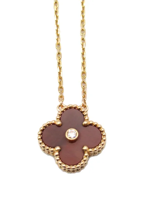 Van Cleef & Arpels collar Alhambra Bullseye en oro rosa de 18kt con diamantes 2010