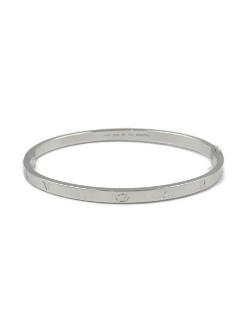 Bvlgari Pre-Owned brazalete B-Zero1 en oro blanco de 18kt 2010 | plateado | Image 1