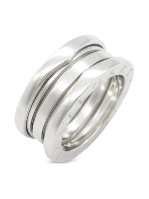 Bvlgari Pre-Owned 2010s 18K white gold B.zero1 ring