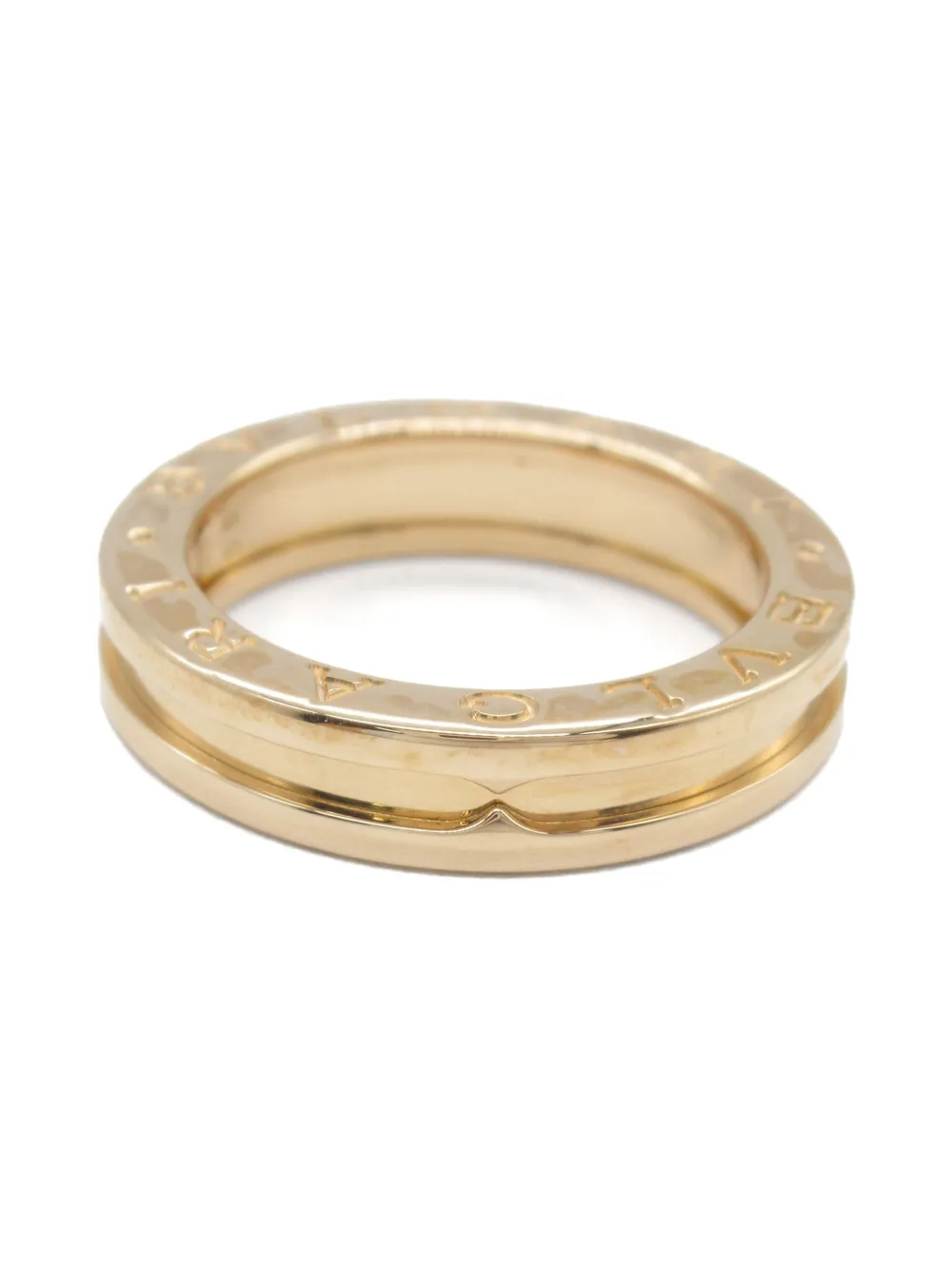 Bvlgari Pre-Owned 2010s 18kt rose gold B.zero1 ring - Goud