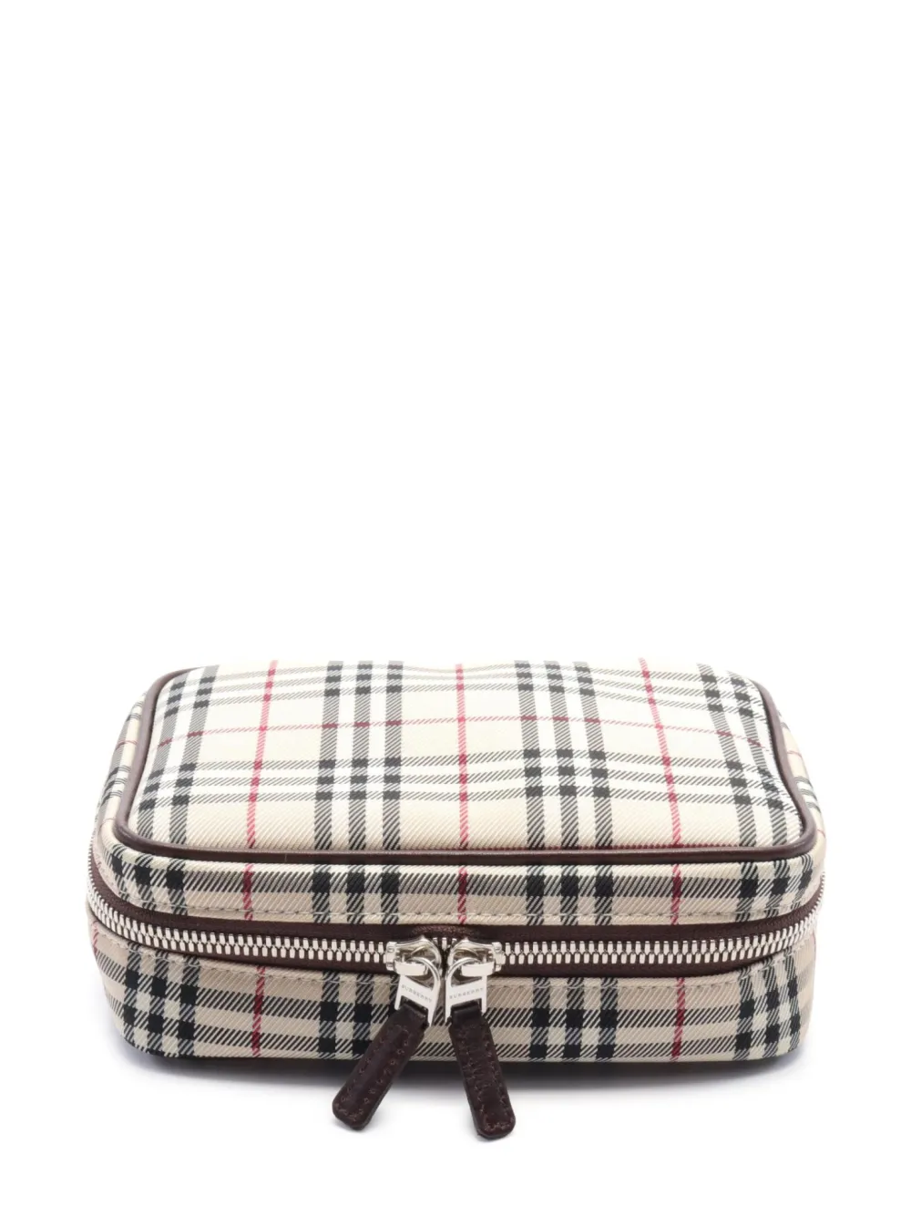 2010s checked washbag