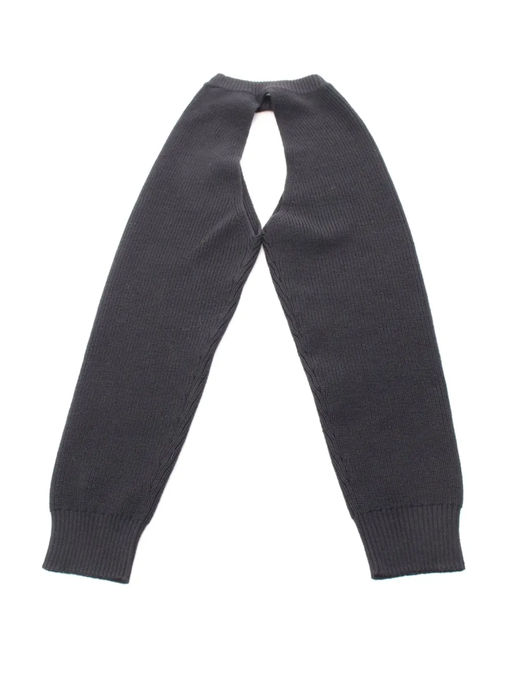 Pre-owned Burberry 2020s Ribbed-knit Arm Cover In Black