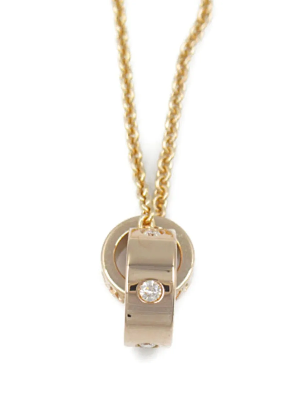 Bvlgari Pre-Owned 2010s Roman Sorbet ダイヤモンド ネックレス 18Kローズゴールド - ピンク Bvlgari Pre-Owned 2010s Roman Sorbet ダイヤモンド ネックレス 18Kローズゴールド - ピンク