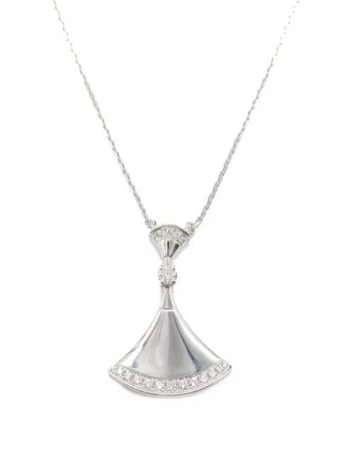 Bvlgari Pre-Owned collar Divas' Dream en oro blanco de 18kt con diamantes 2010