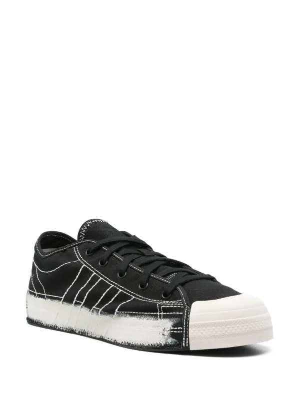 スニーカー Y-3 SS25 Y-3 NIZZA LOW SNEAKERS (JQ2448 BLACK) Y-3 Nizza Lo Sneakers | Black | FARFETCH