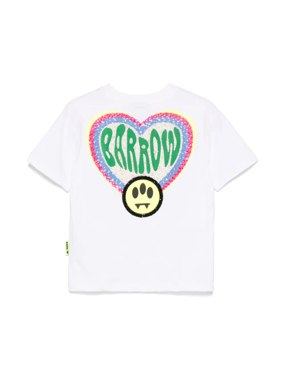 Barrow kids Katoenen T-shirt met studs - Wit