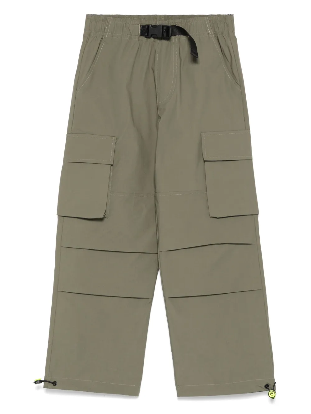 Barrow kids poplin cargo trousers | Green | Image 1