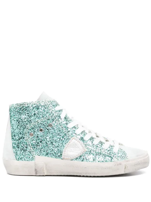 Baskets à paillettes - Philippe Model Paris - Modalova