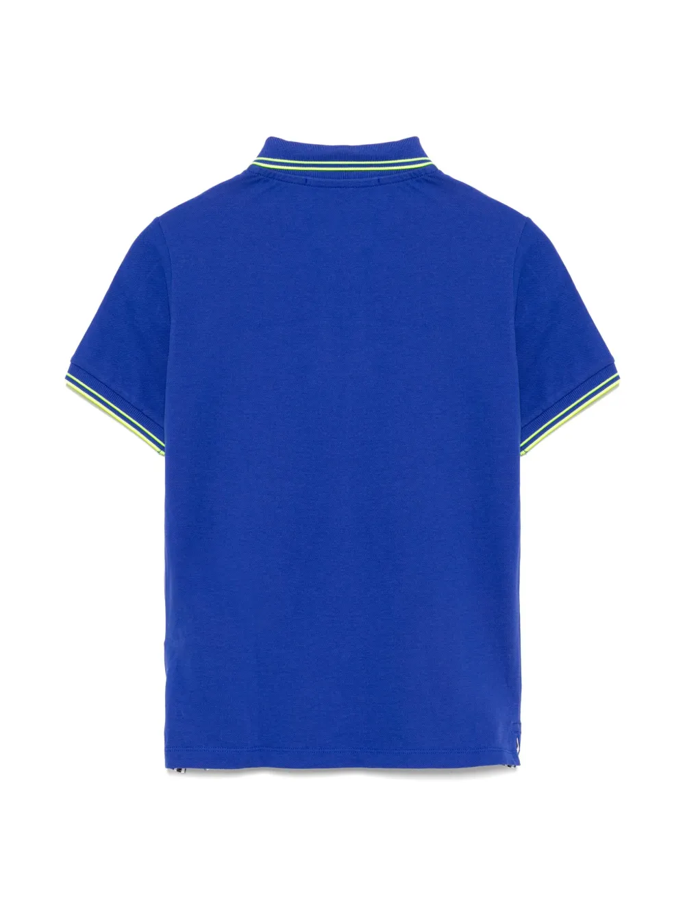 Stone Island Junior Poloshirt met logo - Blauw