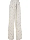 Balenciaga printed palazzo pants - Neutrals