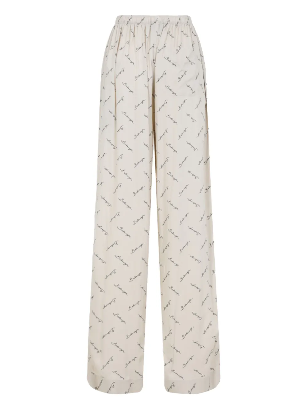 Balenciaga printed palazzo pants - Beige