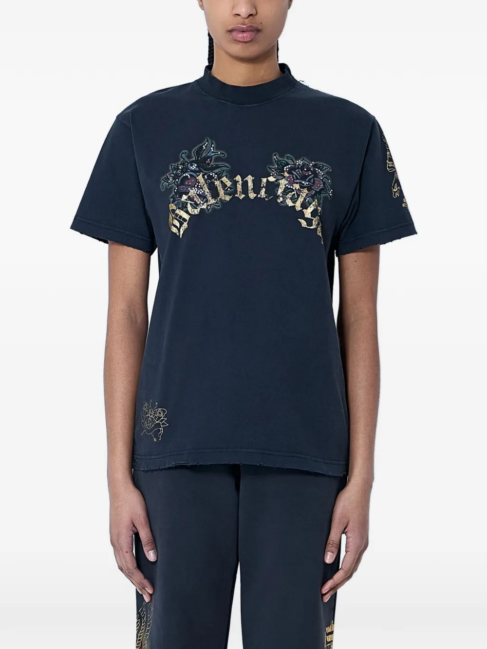 Balenciaga printed T-shirt - Schwarz