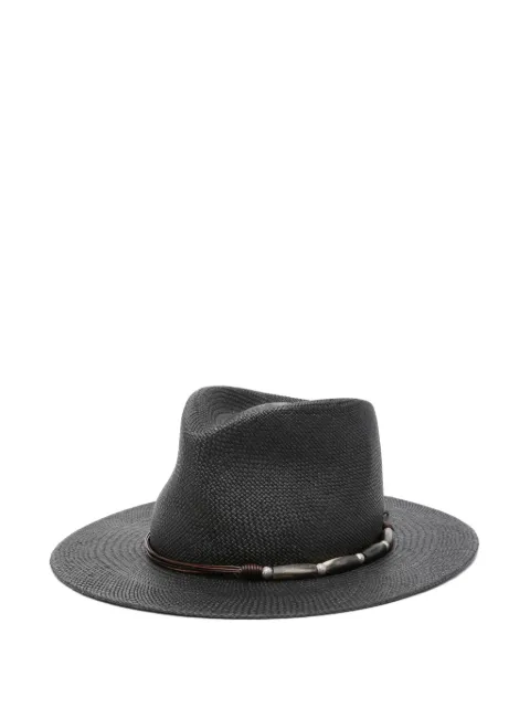 Brunello Cucinelli bead-embellished fedora