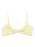 Frankies Bikinis Maison bikini top - Yellow