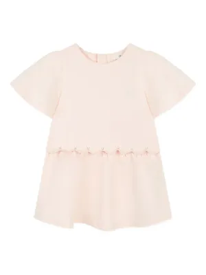 Chloe Knit Dress - Girl 06m Petal Pink - Kids Around