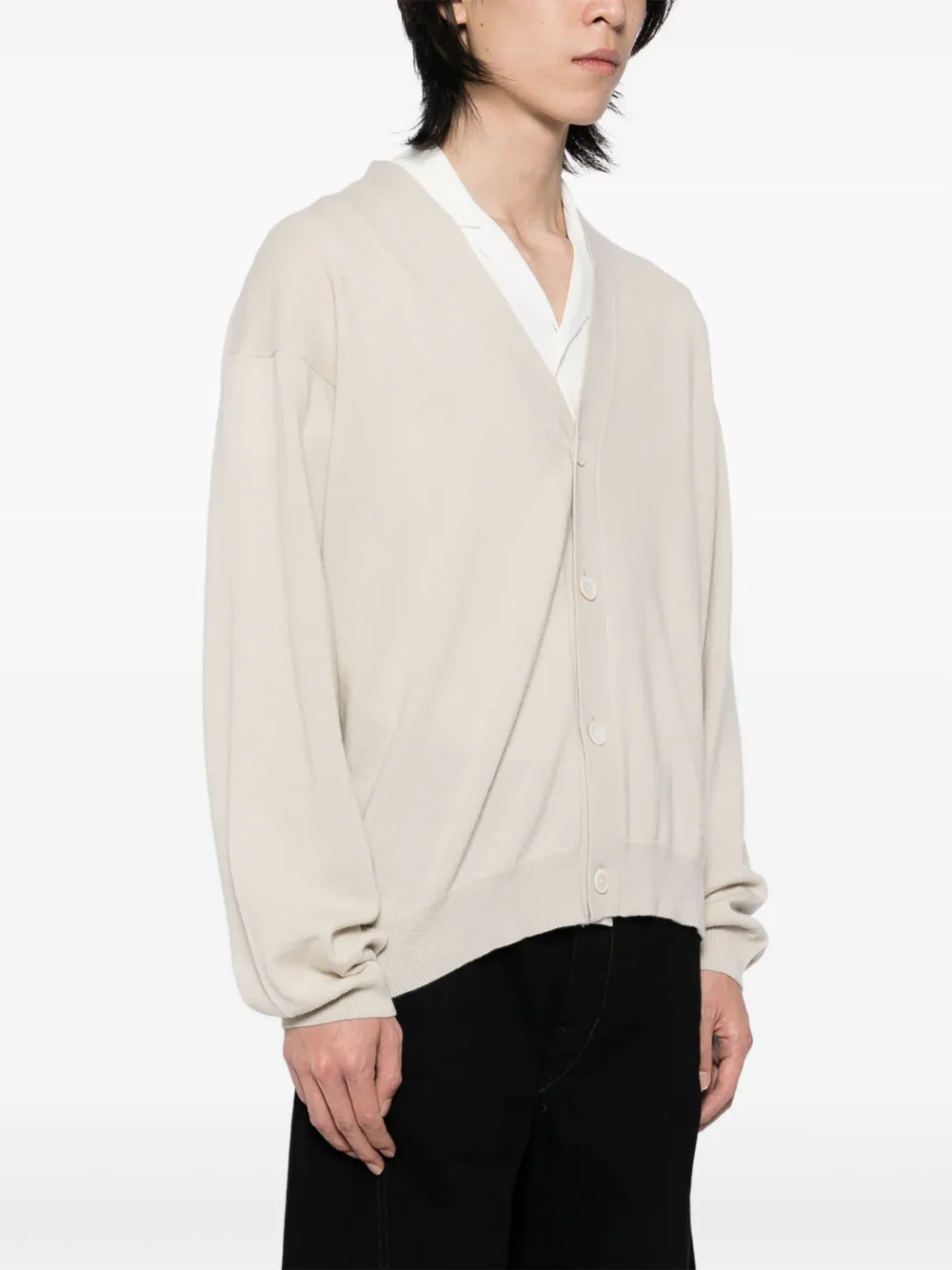Studio Nicholson Gebreid vest DOVE