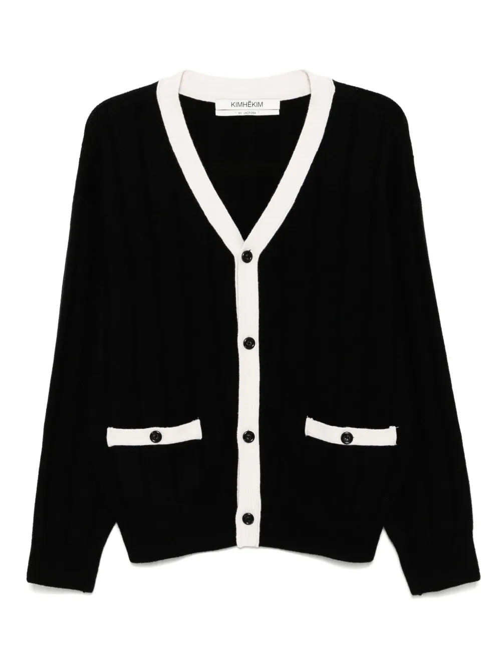 Kimhekim V-neck cardigan | Black | Image 1