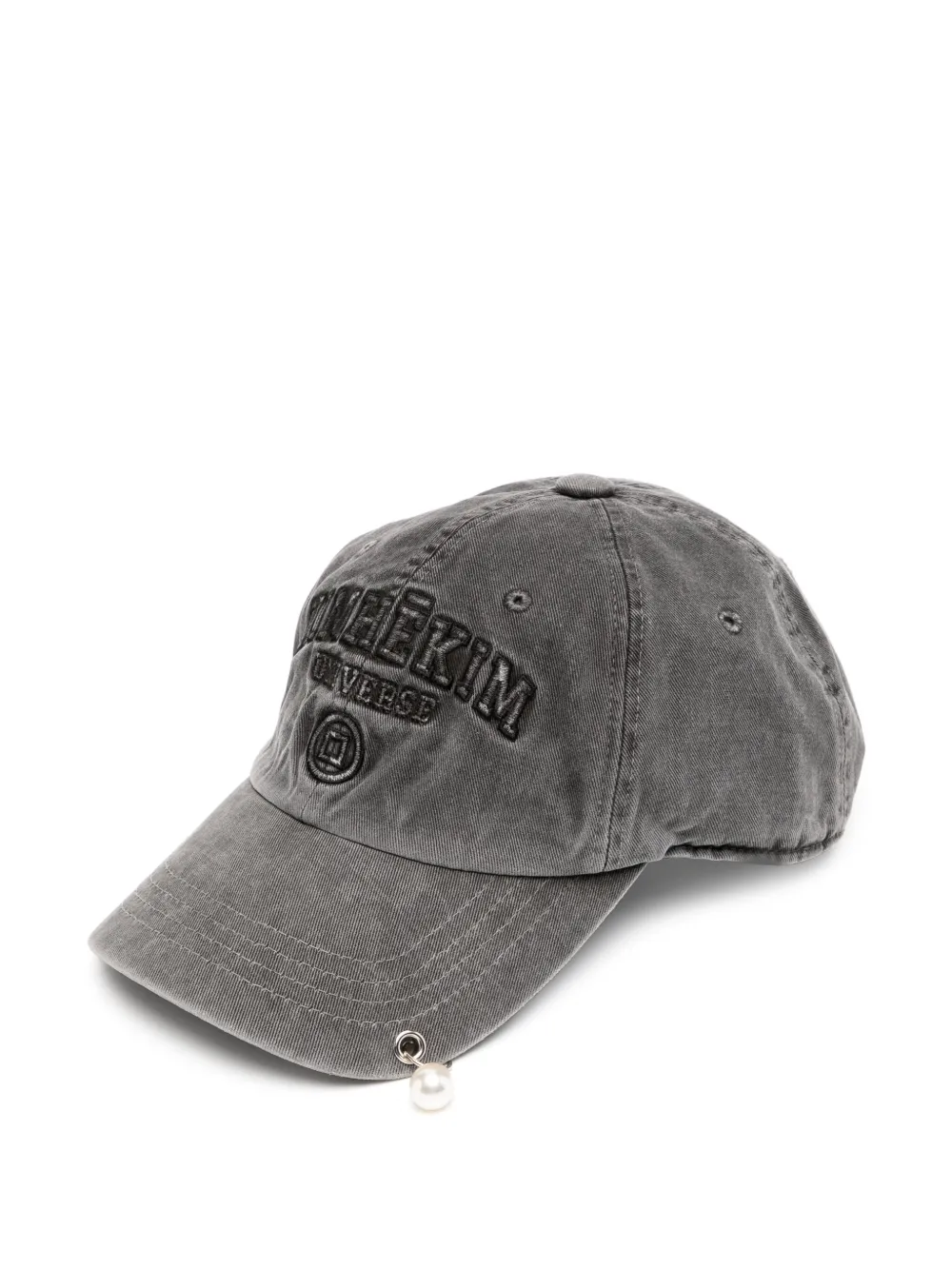 pearl pierced baseball cap