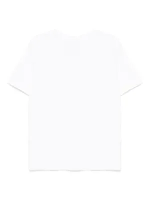 ★KIMHEKIM★Eyelet Slim Fit T-Shirt★大人気★ Eyelet Slim Fit T-Shirt (Black) - KIMHĒKIM