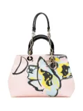 Christian Dior Pre-Owned 2014 Canvas Floral Printed Diorissimo satchel - Pink