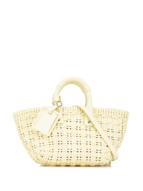 Balenciaga Pre-Owned 2018-2024 Faux Leather Bistro Panier XS satchel
