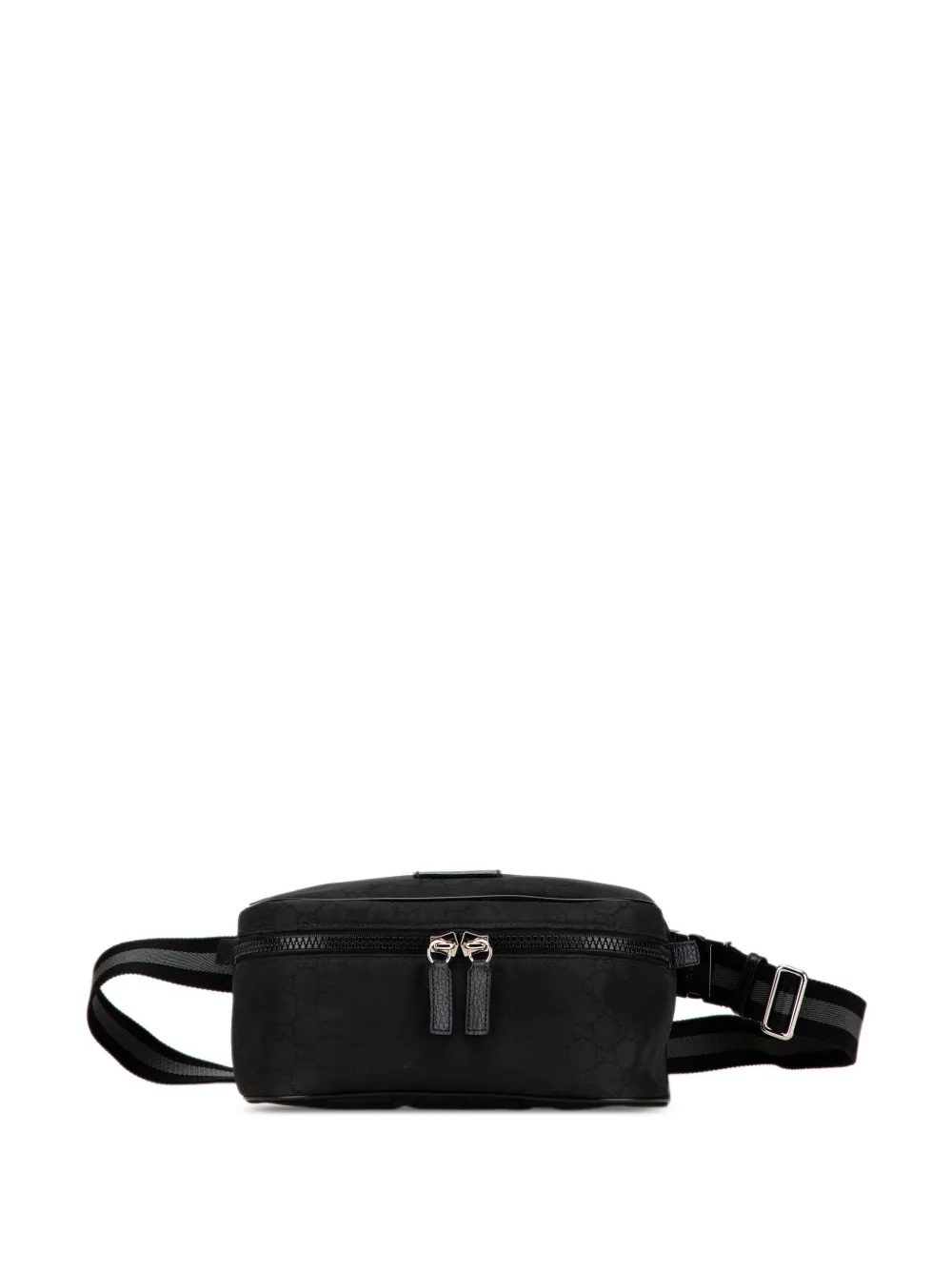 Gucci Pre-Owned GG Web midjeväska från 2000-2015 | svart | Image 1