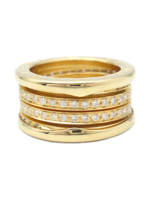 Bvlgari Pre-Owned anillo B-zero1 en oro amarillo de 18kt con diamantes 2010
