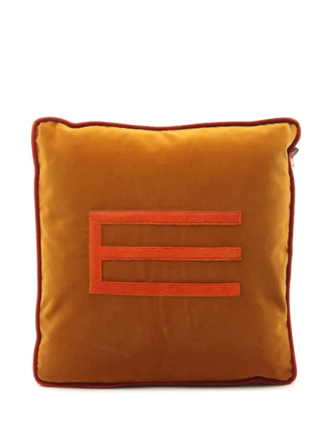 Etro Pre-Owned cojín con logo bordado 2020
