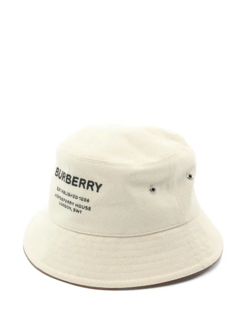 Burberry Pre-Owned Horseferry fiskehatt från 2010-talet