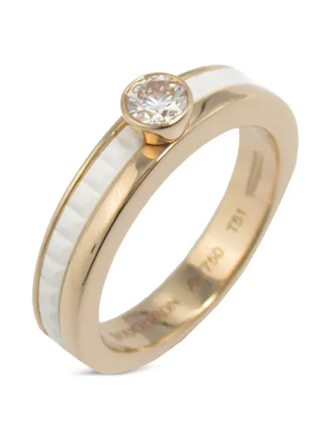 Boucheron Pre-Owned anillo Quatre en oro rosa de 18kt con diamantes