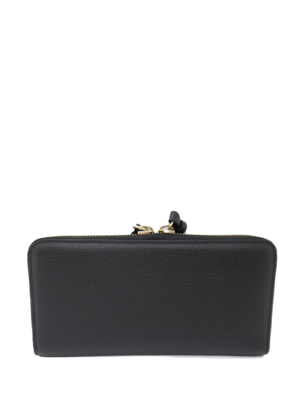 Chloé Pre-Owned 2020s Alphabet long wallet - Zwart