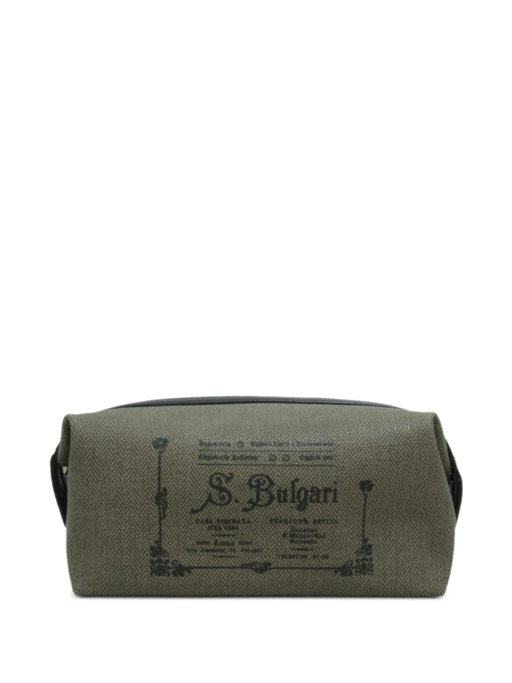 2010s coated canvas pouch