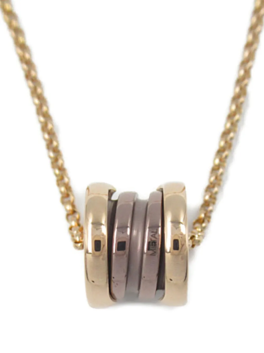 Bvlgari Pre-Owned 2010s B.Zero1 ネックレス 18Kローズゴールド - ピンク Bvlgari Pre-Owned 2010s B.Zero1 ネックレス 18Kローズゴールド - ピンク