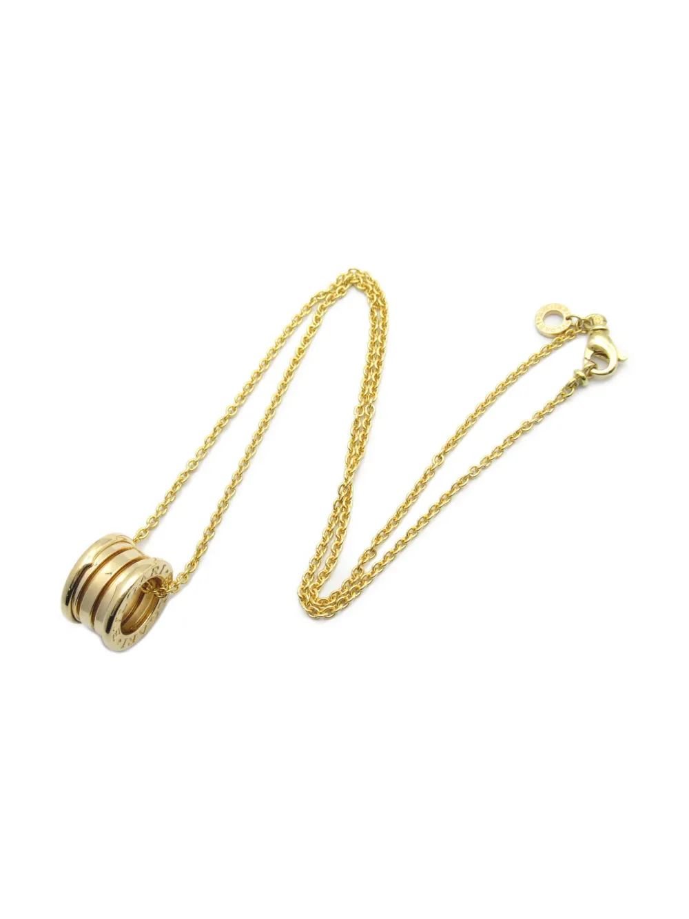 Bvlgari Pre-Owned 2010s 18kt yellow gold B.Zero1 necklace - Goud