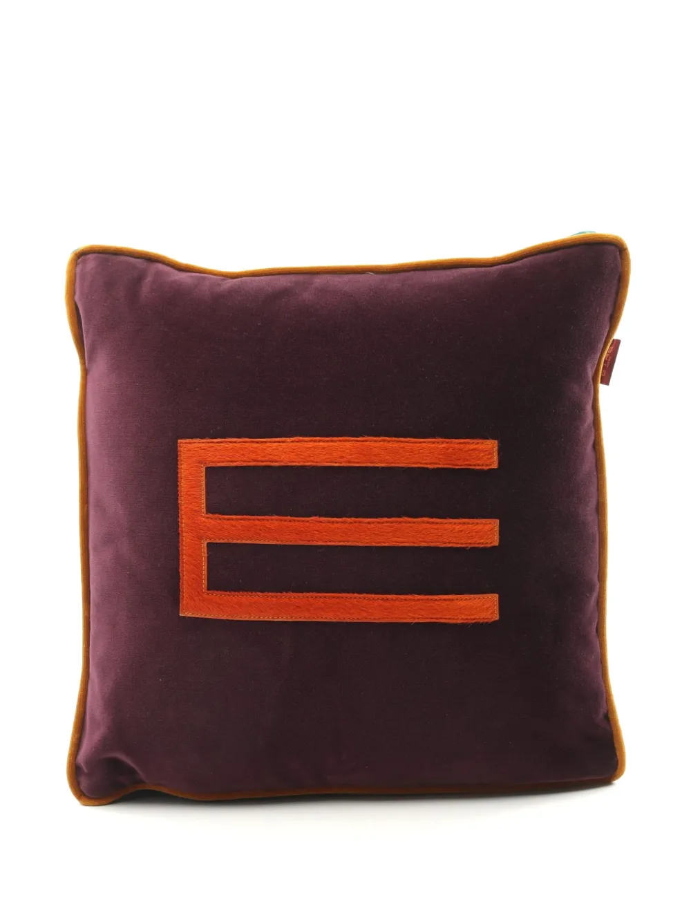 2020s E-logo velour cushion