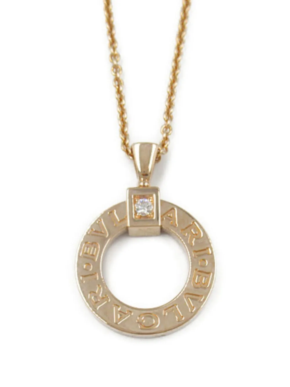 Bvlgari Pre-Owned 2010s ダイヤモンド ネックレス 18Kローズゴールド - ゴールドトーン Bvlgari Pre-Owned 2010s ダイヤモンド ネックレス 18Kローズゴールド - ゴールドトーン