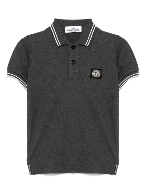 Stone Island Junior قميص بولو بشعار الماركة