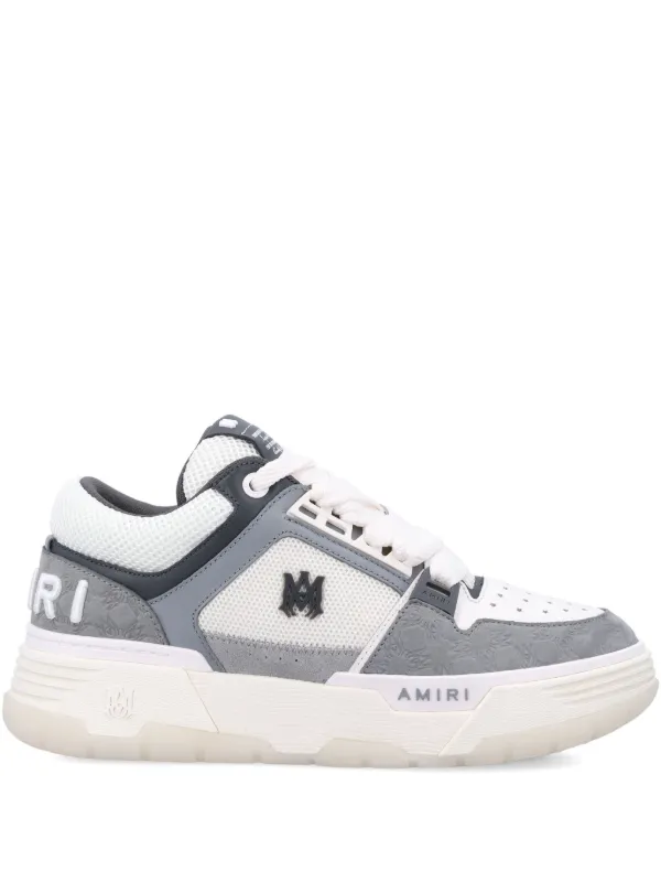 amiri スニーカー グレー AMIRI MA-1 パネル レザースニーカー | グレー | FARFETCH JP