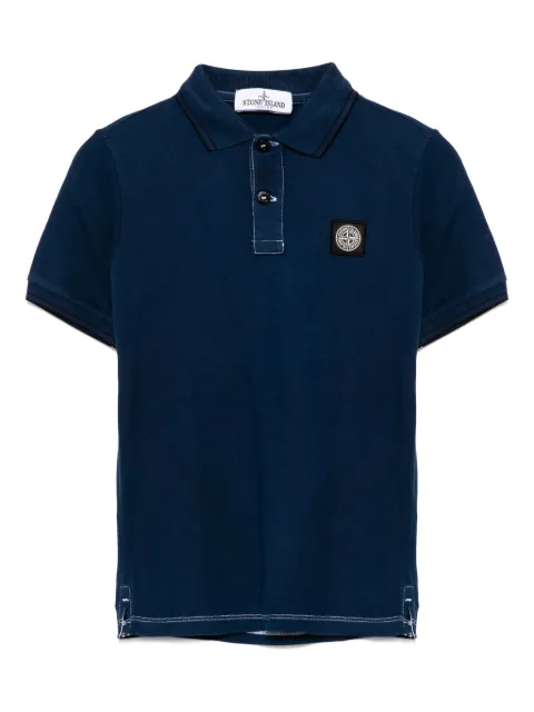Stone Island Junior logo polo shirt