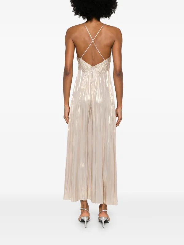 Zadig&Voltaire Metallic Midi Dress | Gold | FARFETCH Zadig&Voltaire Metallic Midi Dress | Gold | FARFETCH