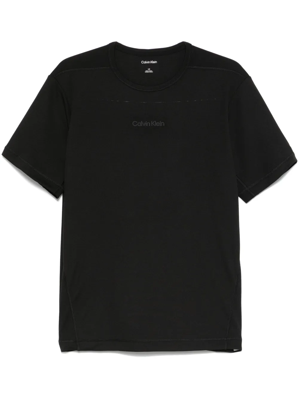Calvin Klein playera deportiva con logo engomado | negro | Image 1