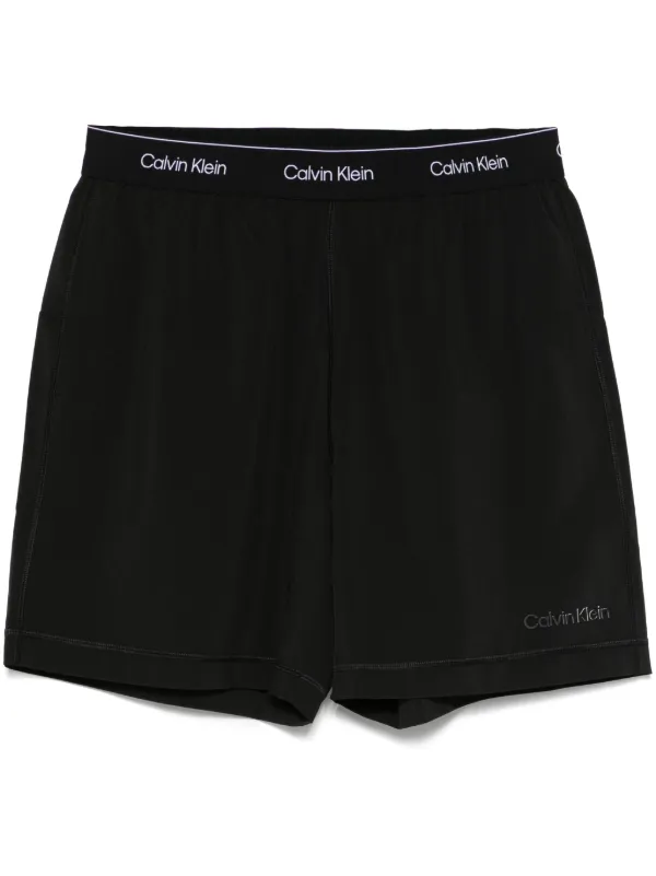 ★ ★ Men's Easy Fit CK Sports Logo Graphic Short Calvin Klein Golf Printed Genius Slim Fit Shorts Evening