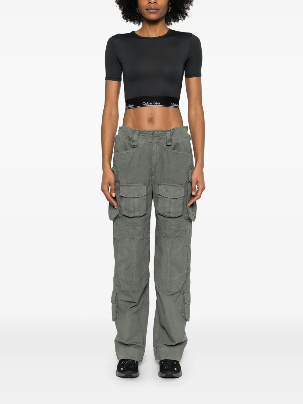 Calvin Klein Cropped top - Zwart